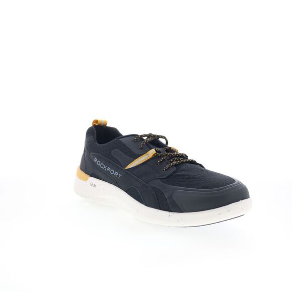 Rockport Works Mens TruFlex Fly Blucher Composite Toe Black Shoes (NWT) - Picture 2 of 4